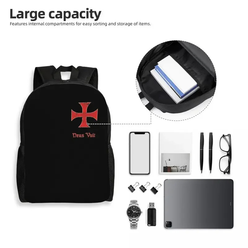 Mochila Templario Deus Vult pa - Crossfit Youtube reseña y precio