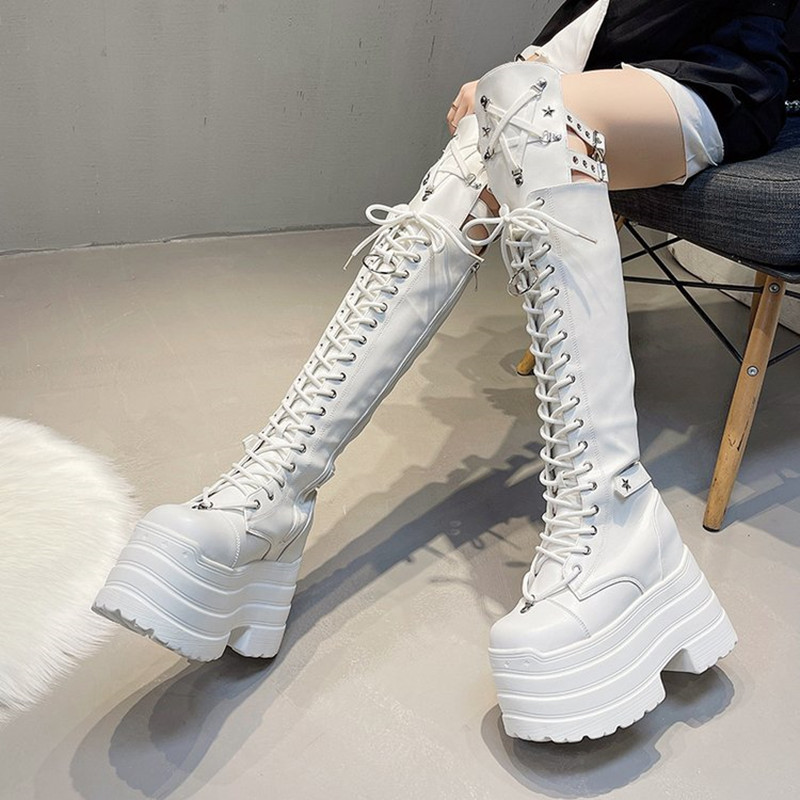 Botas Altas de Plataforma con  - Crossfit Youtube reseña y precio