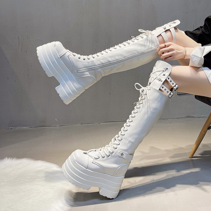 Botas Altas de Plataforma con  - Crossfit Youtube reseña y precio